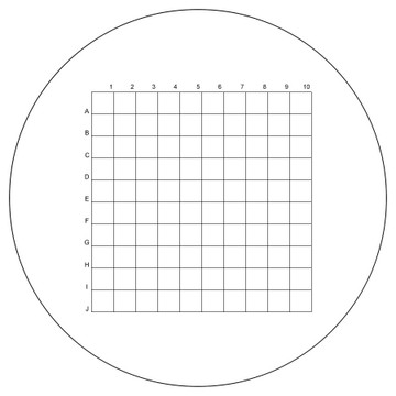 Grid, 10mm in 100 Squares, With Numbers and Letters Grid, 10mm in 100 Squares, With Numbers and Letters