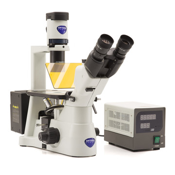 OPTIKA IM-3F Trinocular Inverted Epi-Fluorescence Microscope, 2 Positions Filter Holder OPTIKA IM-3F Trinocular Inverted Epi-Fluorescence Microscope, 2 Positions Filter Holder