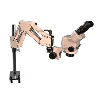 Meiji EMZ-13 on CR-2 Articulated Arm Stand Meiji EMZ-13 on CR-2 Articulated Arm Stand