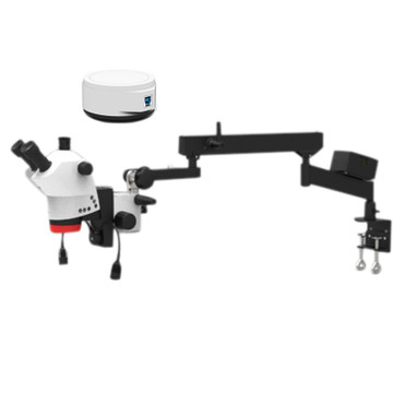 Labomed Luxeo 6Z Zoom Stereo Digital Microscope Package on Articulating Arm Stand Labomed Luxeo 6Z Zoom Stereo Digital Microscope Package on Articulating Arm Stand