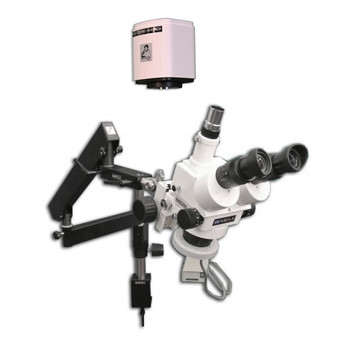 Meiji FAEMZ-5TR Digital GEM Stereo Microscope Package on Articulating Arm Stand with Ring Fluorescent Illuminator Meiji FAEMZ-5TR Digital GEM Stereo Microscope Package on Articulating Arm Stand with Ring Fluorescent Illuminator