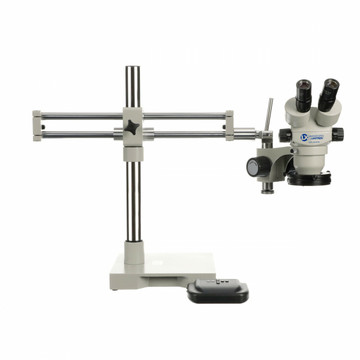 LX Microscopes by UNITRON 23728RB System 273 Binocular Stereo-Zoom Microscope on Dual Ball-Bearing Boom Stand with High Output LED Ring Light LX Microscopes by UNITRON 23728RB System 273 Binocular Stereo-Zoom Microscope on Dual Ball-Bearing Boom Stand with High Output LED Ring Light