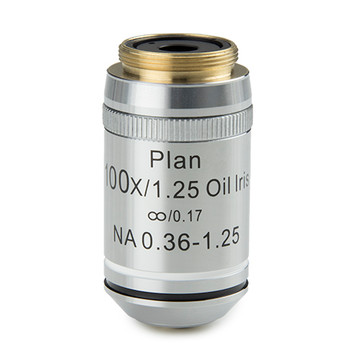 Euromex IS.7200-I, 100x Oil Plan PLi IOS Objective with Built-in Iris Diaphragm Euromex IS.7200-I, 100x Oil Plan PLi IOS Objective with Built-in Iris Diaphragm