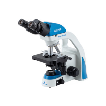 ACCU-SCOPE EXC-100 Binocular Student Microscope, 1000x Magnification, Rechargeable ACCU-SCOPE EXC-100 Binocular Student Microscope, 1000x Magnification, Rechargeable