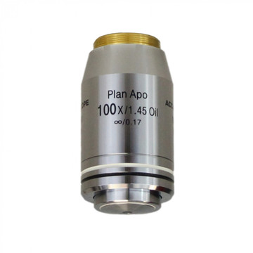 ACCU-SCOPE 500-3176-APO 100x Plan APO Oil Objective for EXC-500 Series, Infinity Corrected ACCU-SCOPE 500-3176-APO 100x Plan APO Oil Objective for EXC-500 Series, Infinity Corrected