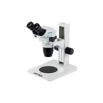 UNITRON 13500 Z645 Binocular Stereo Zoom Microscope on Plain Focusing Stand, 6.7x - 45x Magnification UNITRON 13500 Z645 Binocular Stereo Zoom Microscope on Plain Focusing Stand, 6.7x - 45x Magnification