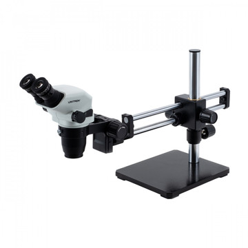 UNITRON 13506 Z645 Binocular Stereo Zoom Microscope on Ball Bearing Boom Stand, 6.7x - 45x Magnification UNITRON 13506 Z645 Binocular Stereo Zoom Microscope on Ball Bearing Boom Stand, 6.7x - 45x Magnification