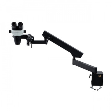 UNITRON 13507 Z645 Binocular Stereo Zoom Microscope on Articulating Arm Stand, 6.7x - 45x Magnification UNITRON 13507 Z645 Binocular Stereo Zoom Microscope on Articulating Arm Stand, 6.7x - 45x Magnification