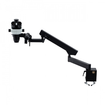 UNITRON 13537 Z645 Trinocular Stereo Zoom Microscope on Articulating Arm Stand, 6.7x - 45x Magnification UNITRON 13537 Z645 Trinocular Stereo Zoom Microscope on Articulating Arm Stand, 6.7x - 45x Magnification