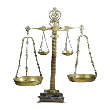 Italian Marble & Brass Double Apothecary Scale, Antique Italian Marble & Brass Double Apothecary Scale, Antique