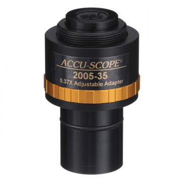 ACCU-SCOPE 2005-35 0.35x Focusable C-Mount Adapter ACCU-SCOPE 2005-35 0.35x Focusable C-Mount Adapter