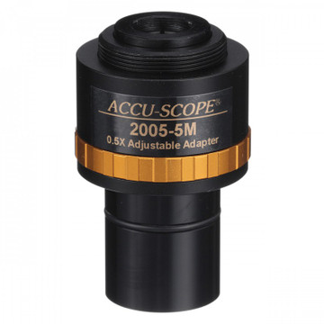 ACCU-SCOPE 2005-5M 0.50x Focusable C-Mount Adapter ACCU-SCOPE 2005-5M 0.50x Focusable C-Mount Adapter