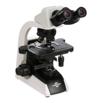 ACCU-SCOPE 3012D-LED Binocular LED Biological Microscope with 100x Dry Objective, 1000x Magnification
