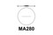 MA280 Eyepiece Micrometer, 10mm divided into 100 units