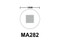 MA282 Eyepiece Micrometer, 10mm square divided into 400 units