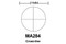 MA284 Cross-line reticle
