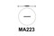 MA223 Eyepiece Micrometer, 19MM