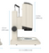 PicoZoom inspection system incorporating the camera, stand and accessories