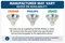 14.5V 90W Halogen Microscope Lamp MR16 GX5.3 Base 3150K
