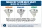 12V 20W Halogen MR11 Lamp G4 Base 2925K