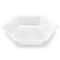 Weighing Boat, Plastic, Hexagonal, Antistatic, PS, White, Large, 200mL