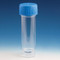 Transport Tube, 50mL, with Attached Red Screw Cap, PP, Printed Graduations, Conical Bottom, Self-Standing, STERILE, 25/Bag, 20 Bags/Unit