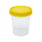 Container: Histology, 500mL (16oz), PP, Graduated, with Separate Yellow Screwcap