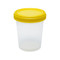 Container: Histology, 1000mL (32oz), PP, Graduated, with Separate Yellow Screwcap