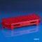 Snap-N-Rack Tube Rack for 1.5mL and 2.0mL Microcentrifuge Tube, 100-Place, PP, Red