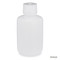 Bottle, Narrow Mouth, LDPE Bottle, Attached PP Screw Cap, 125mL, 12/Pack