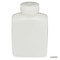 Bottle, Rectangular, HDPE Bottle, 48mm PP Screw Cap, 500mL (16oz), 12/Pack