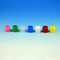 Screw Cap, with Silicone Washer for Sample Tubes with External Threads (#'s: 6030-6059), White