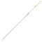 Pipette, Serological, Globe Glass, Reusable, 1mL, To Deliver (TD), 0.01 Graduations, Yellow Band, ASTM E1044, 6/Box