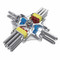 4 Place Swing-Out Rotor, 4000rpm max, Aluminum, for GCC-MP (Bucket / Tube adapters sold separately)