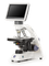 Euromex BB.4220-LCD BioBlue microscope with 7 inch LCD screen and SMP 4/10/S40 objectives with mechanical stage and 1 W LED cordless illumination