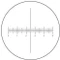 UNITRON 131-12-11 20mm eyepiece reticle, 10mm/100 divisions