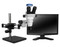 Scienscope SZ-PK10-R3, SSZ-II Stereo Zoom Trinocular Microscope on Dual Arm Boom Stand with 1080p HDMI/USB Camera, LED Ring Light with Polarizer & 23" HD LCD Monitor Scienscope SZ-PK10-R3, SSZ-II Stereo Zoom Trinocular Microscope on Dual Arm Boom Stand with 1080p HDMI/USB Camera, LED Ring Light with Polarizer & 23" HD LCD Monitor