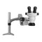 Scienscope ELZ-PK3-R3, ELZ Stereo Zoom Binocular Microscopes on Articulating Arm with LED Ring Light with Polarizer, 7x to 30x Magnification
