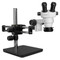 Scienscope ELZ-PK5D-R3E, ELZ Stereo Zoom Binocular Microscopes on Dual Arm Boom Stand with LED Ring Light, 7x to 30x Magnification Scienscope ELZ-PK5D-R3E, ELZ Stereo Zoom Binocular Microscopes on Dual Arm Boom Stand with LED Ring Light, 7x to 30x Magnification