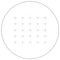 Counting Reticle, Chalkley 25 Crosses Counting Reticle, Chalkley 25 Crosses
