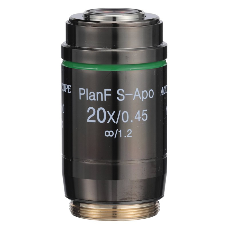 ACCU-SCOPE 410-3177-FL 20x LWD Infinity Plan Fluorite Objective for EXI-410