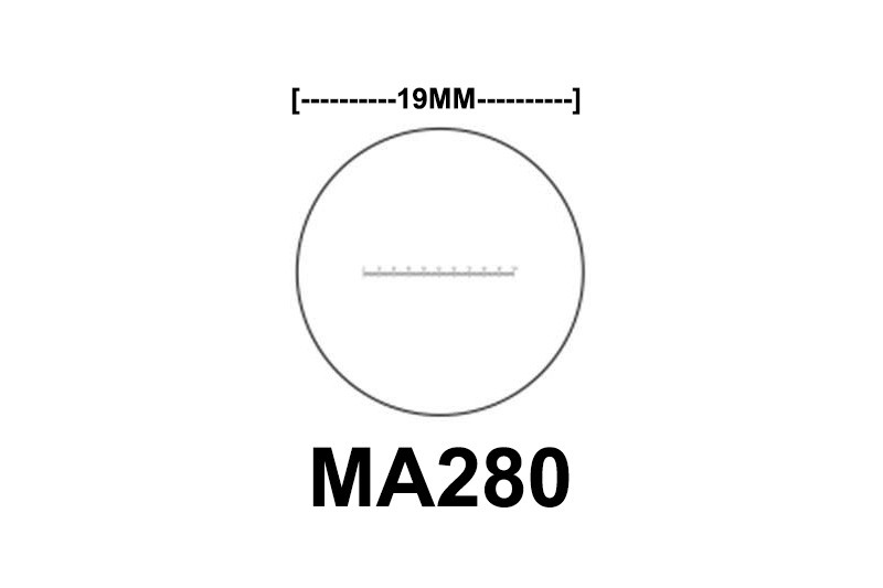 MA280 Eyepiece Micrometer, 10mm divided into 100 units