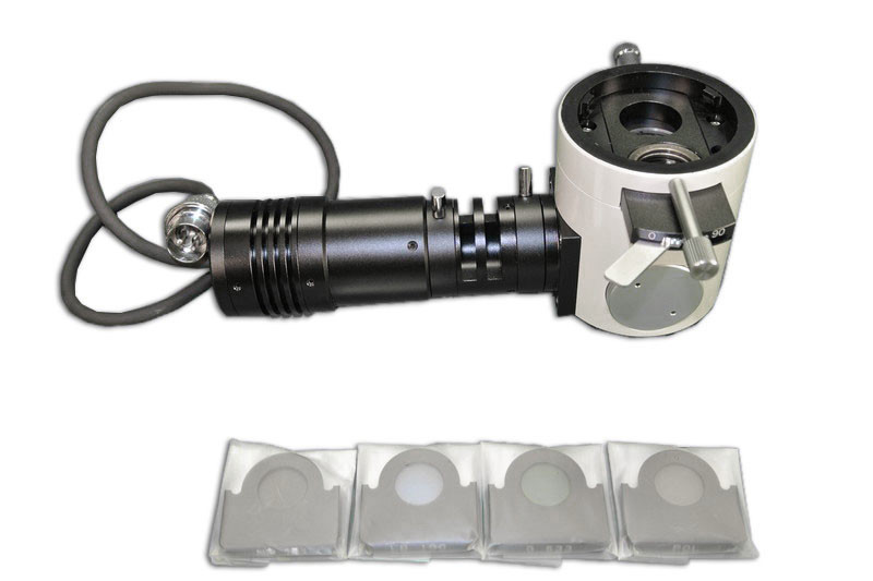 MA806/LED Vertical Koehler LED Illuminator with Sliding Rotatable Polarizer