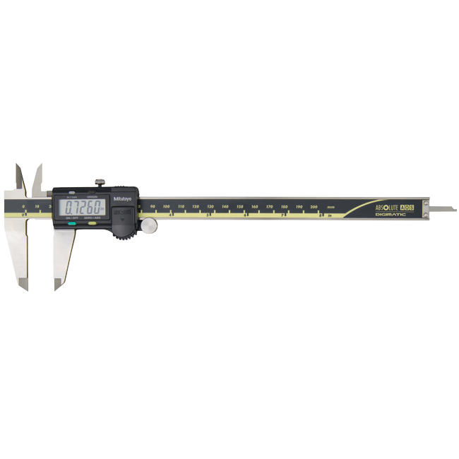 Mitutoyo 500-172-32 ABSOLUTE Digimatic Caliper, 0–8" (0–200 mm), with SPC Data Output