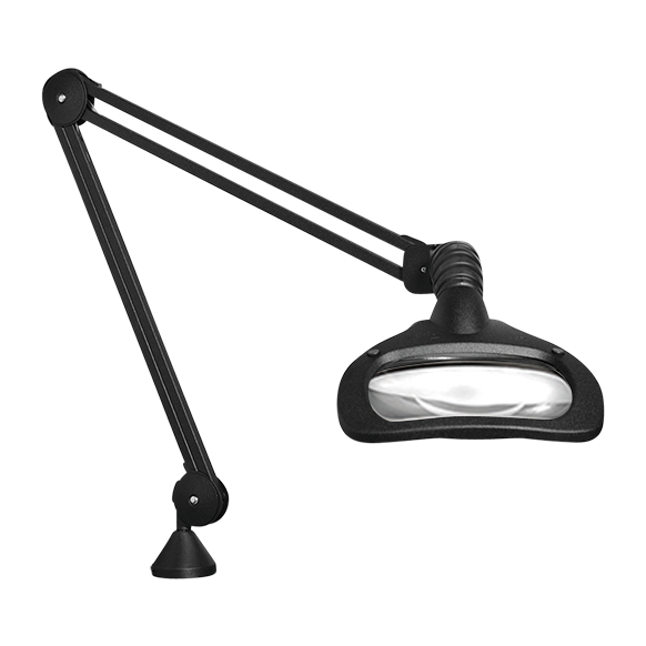 LUXO WAVE LED WHT/UV COMBO 45" arm, 5-D and clamp.