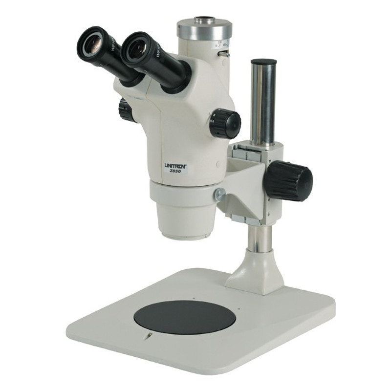 UNITRON 13434 Z650HR Trinocular Zoom Stereo Microscope on Pole Stand, 6x-50x Magnification