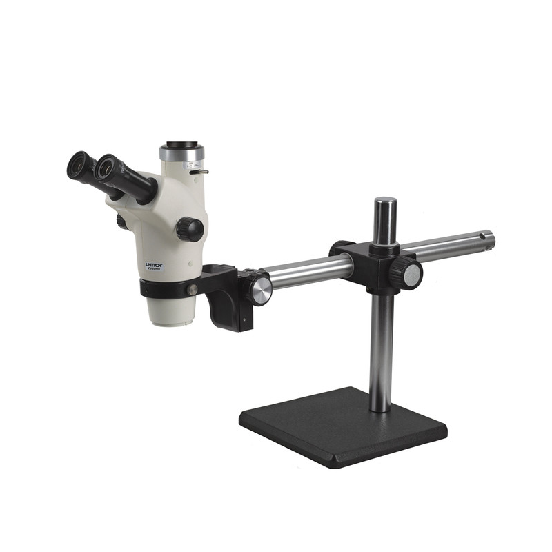 UNITRON 13435 Z650HR Trinocular Zoom Stereo Microscope on Boom Stand, 6x-50x Magnification