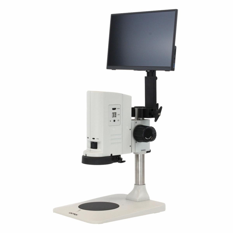 UNITRON 14711-PS ZoomHD Digital Macro Inspection System with Monitor Mount on Pole Stand