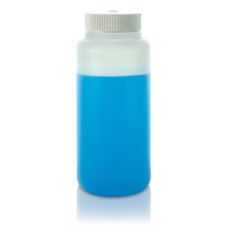 Centrifuge Bottle, 500mL, Attached Cap, PP, 4/Bag