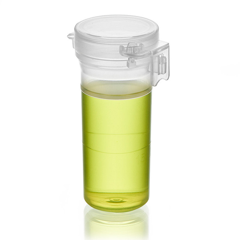 Sample Vial, 45mL, Flip Top, bag/200, 3 bags/unit